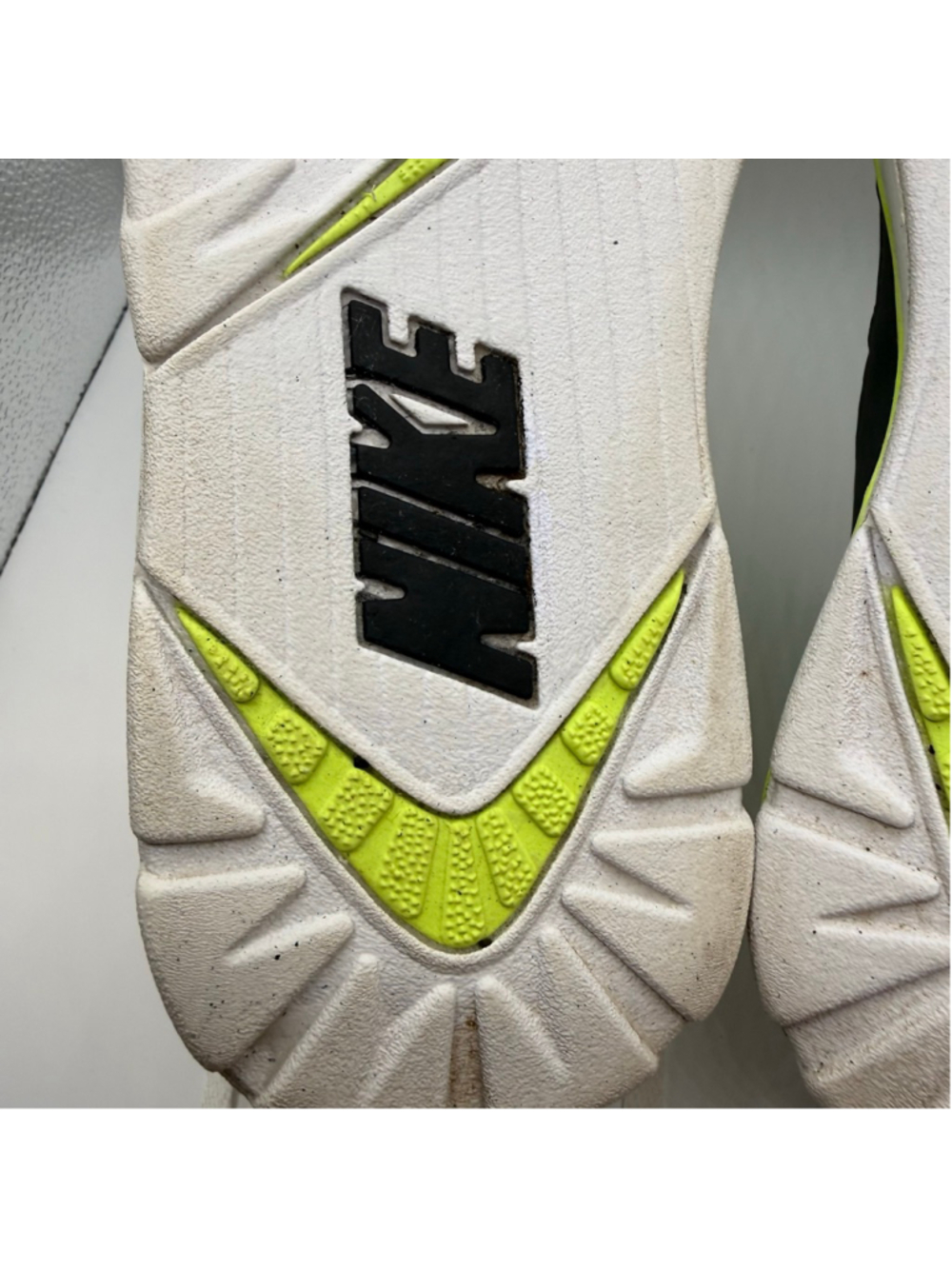 Men's Nike Air Trainer SC High White Neon Green Athletic Shoes 7.5 302346-118 - Picture 15 of 16